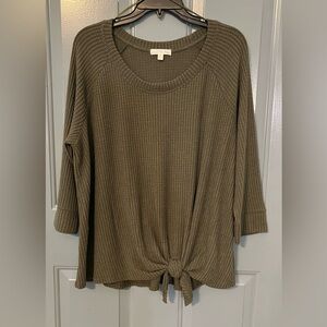 Nime Britton Waffle Top